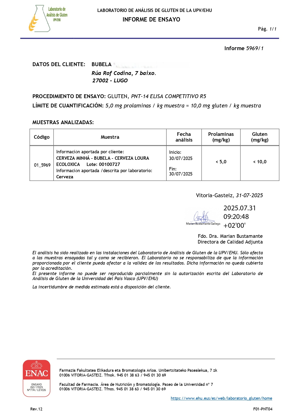 Cervexa Bubela Minhá Eco Artesanal - Imaxe 3